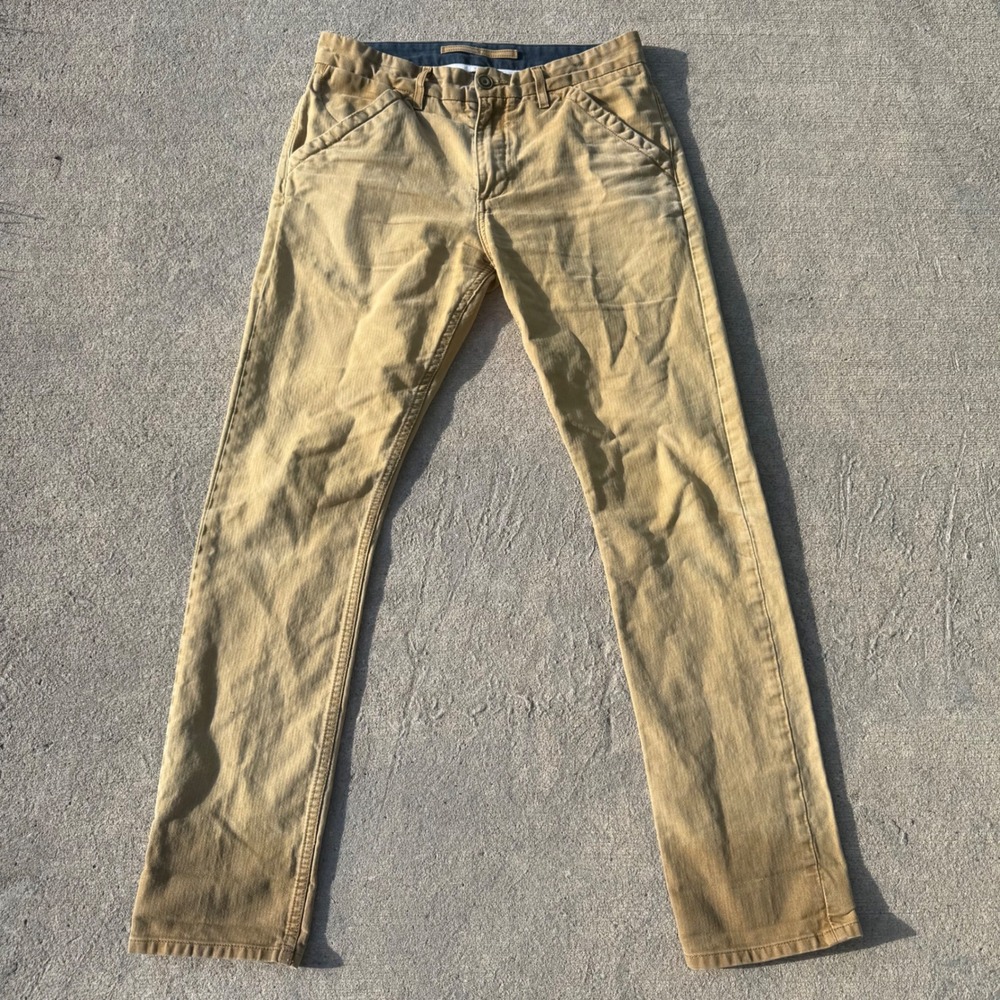 Freenote Cloth Pants Mens 31x31 Workers Chino Slim Fit Khaki Thick Cotton Pant